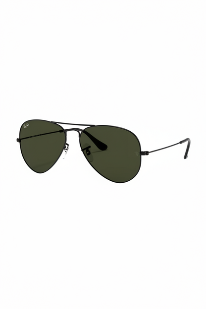 RAYBAN Aviador Black Green 7004