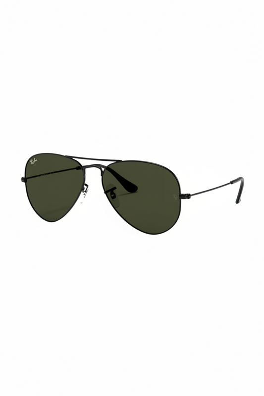 RAYBAN Aviador Black Green 7004