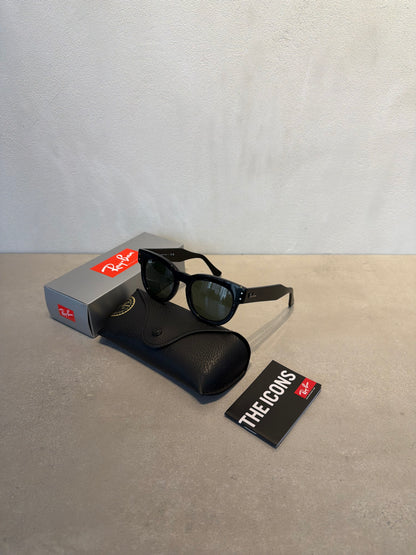 RAYBAN MEGA HAWKEYE Green Polished Black - 7165
