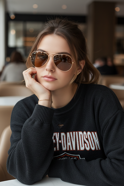 RAYBAN Aviador Arista Brown -7002