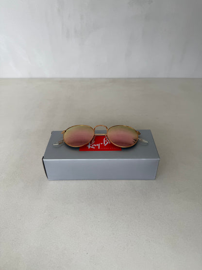 RAYBAN Round Metal Mirror Pink -7042