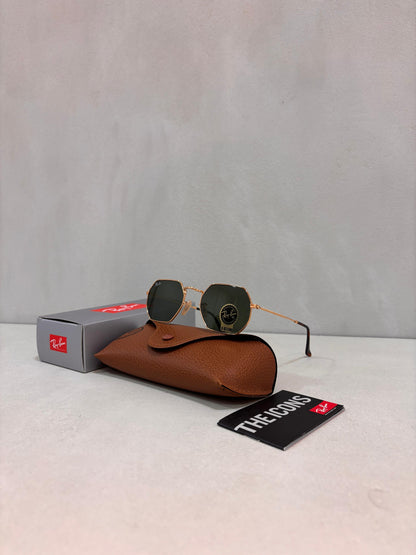 RAYBAN Octagonal Arista Green -7029