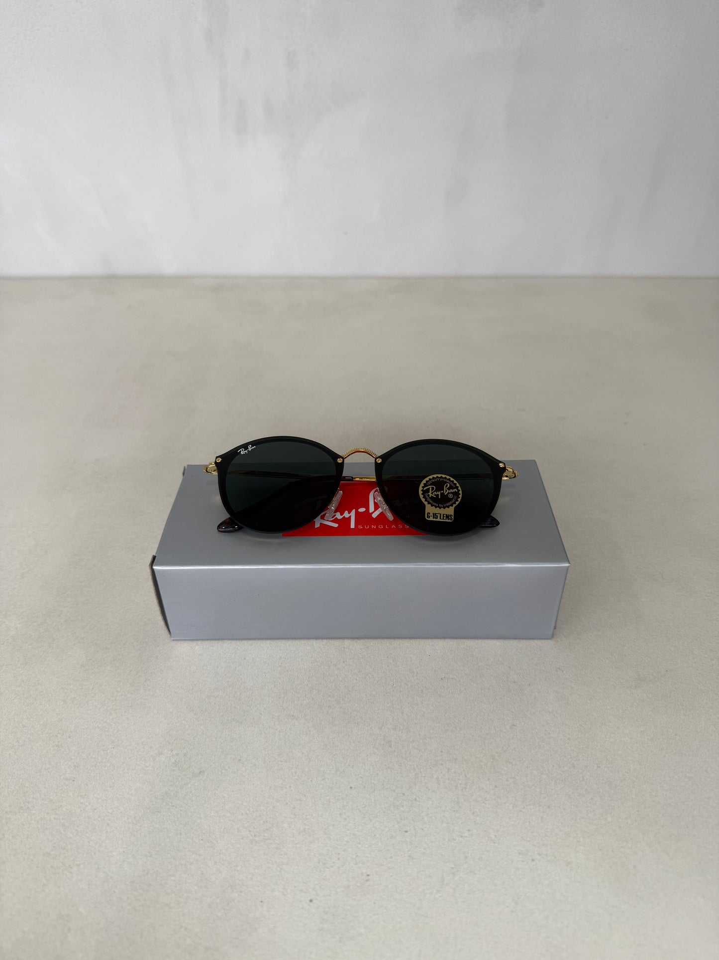 RAYBAN Round Blaze Arista Green-7037