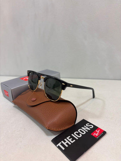 RAYBAN Club Master Tortoise Arista Green -7011