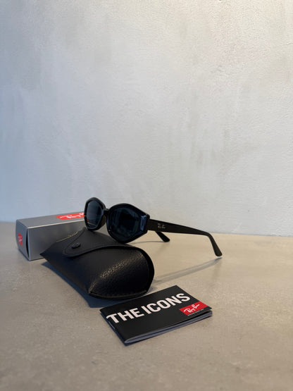 RAYBAN Dark Grey Polished Black - 7160