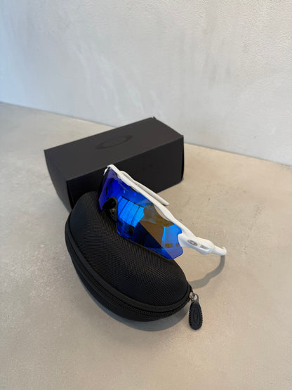 Lentes OAK blanco y azul 7193