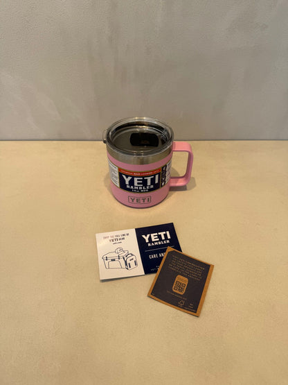 YETI rambler MUG de 14 onzas para Café - Rosado -7087