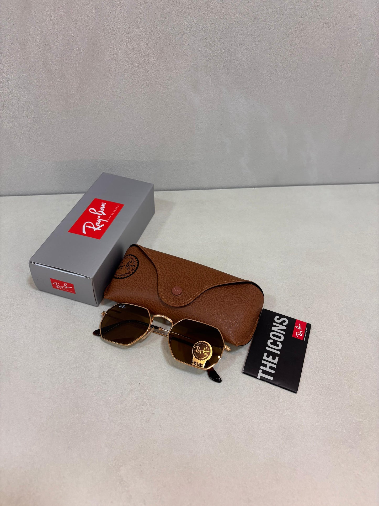 RAYBAN Octagonal Arista Brown -7028