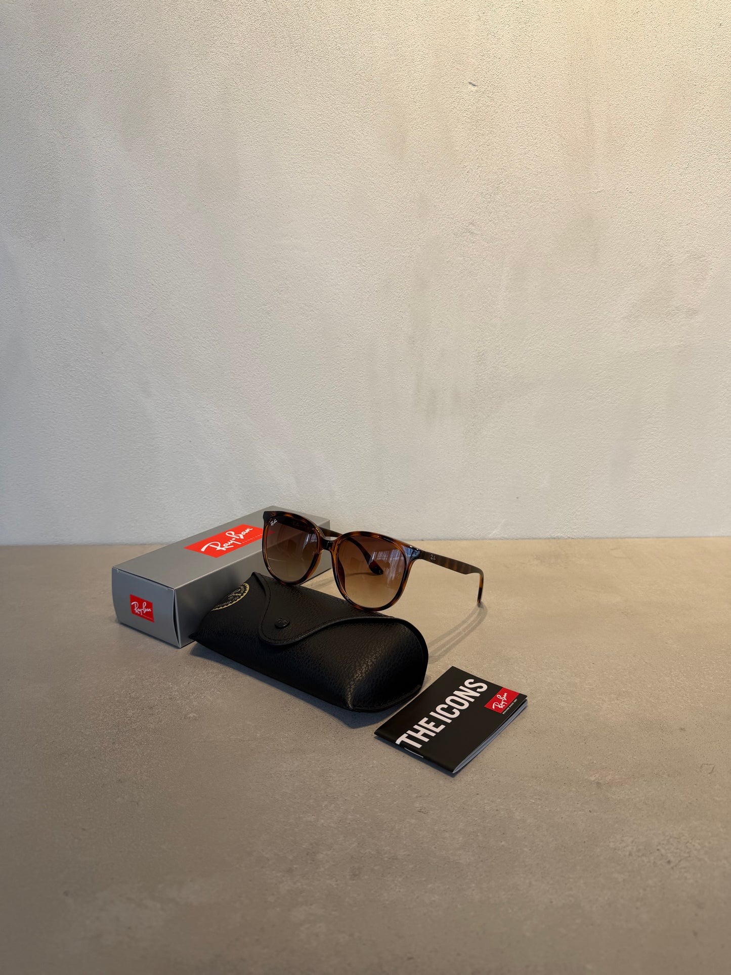 RAYBAN RB4378 Gradient Brown Polished Havana 7162