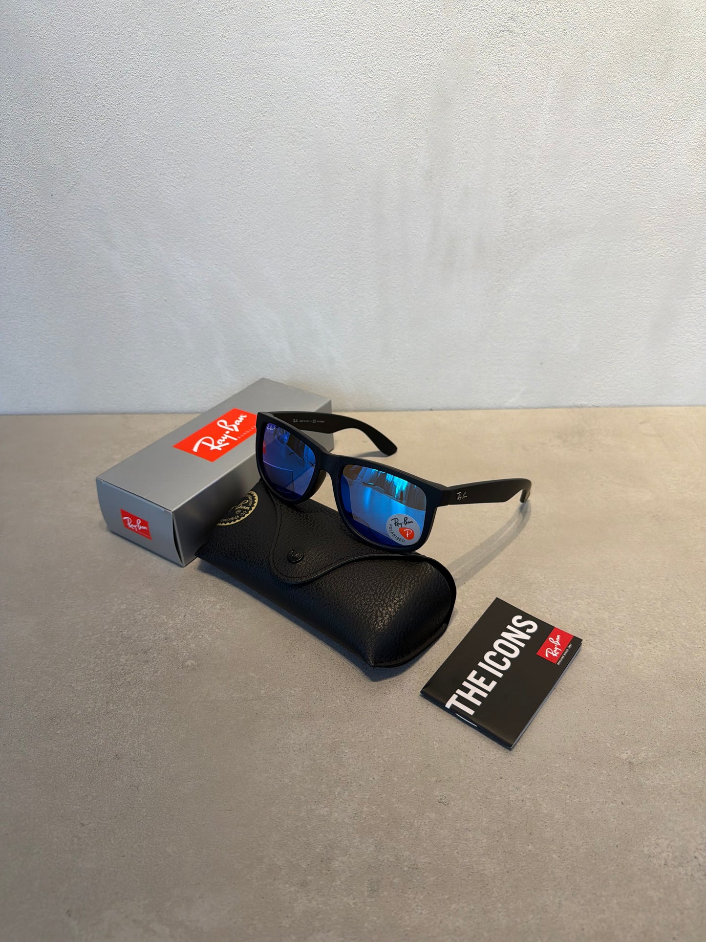 RAYBAN JUSTIN BLUE POLARIZED -