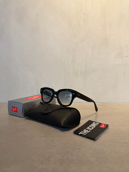 RAYBAN STATE STREET Gradient Blue Polished Black - 7167