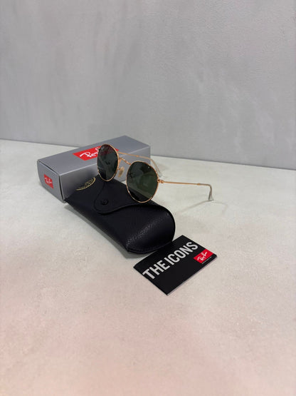 RAYBAN Round Metal Arista Green -7040