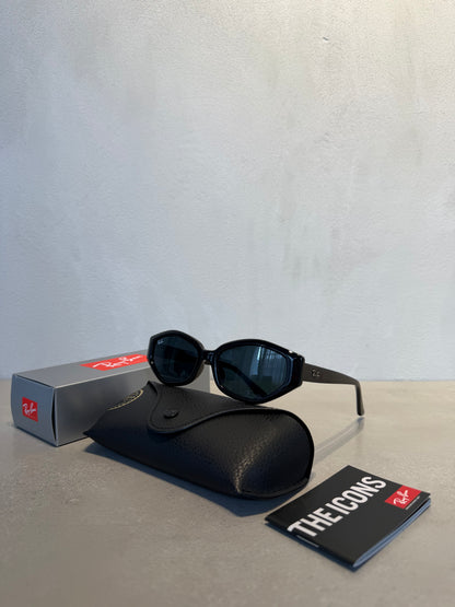 RAYBAN Dark Grey Polished Black - 7160