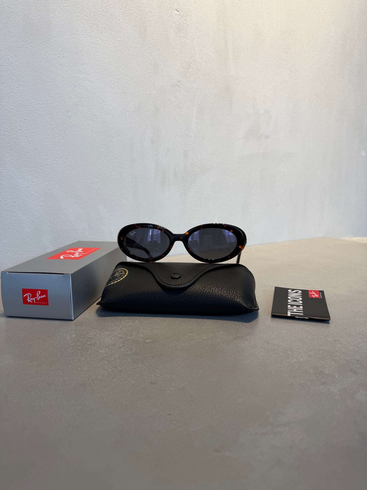 RAYBAN  Dark Grey Polished Havana - 7159