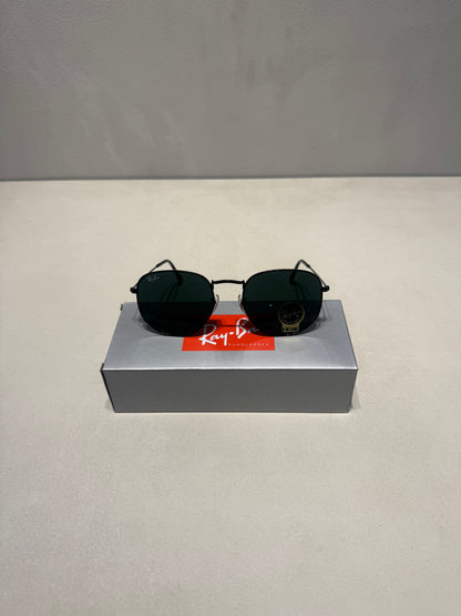 RAYBAN Hexagonal Black Grey -7020