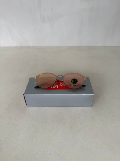 RAYBAN Round Blaze Mirror Pink -7038