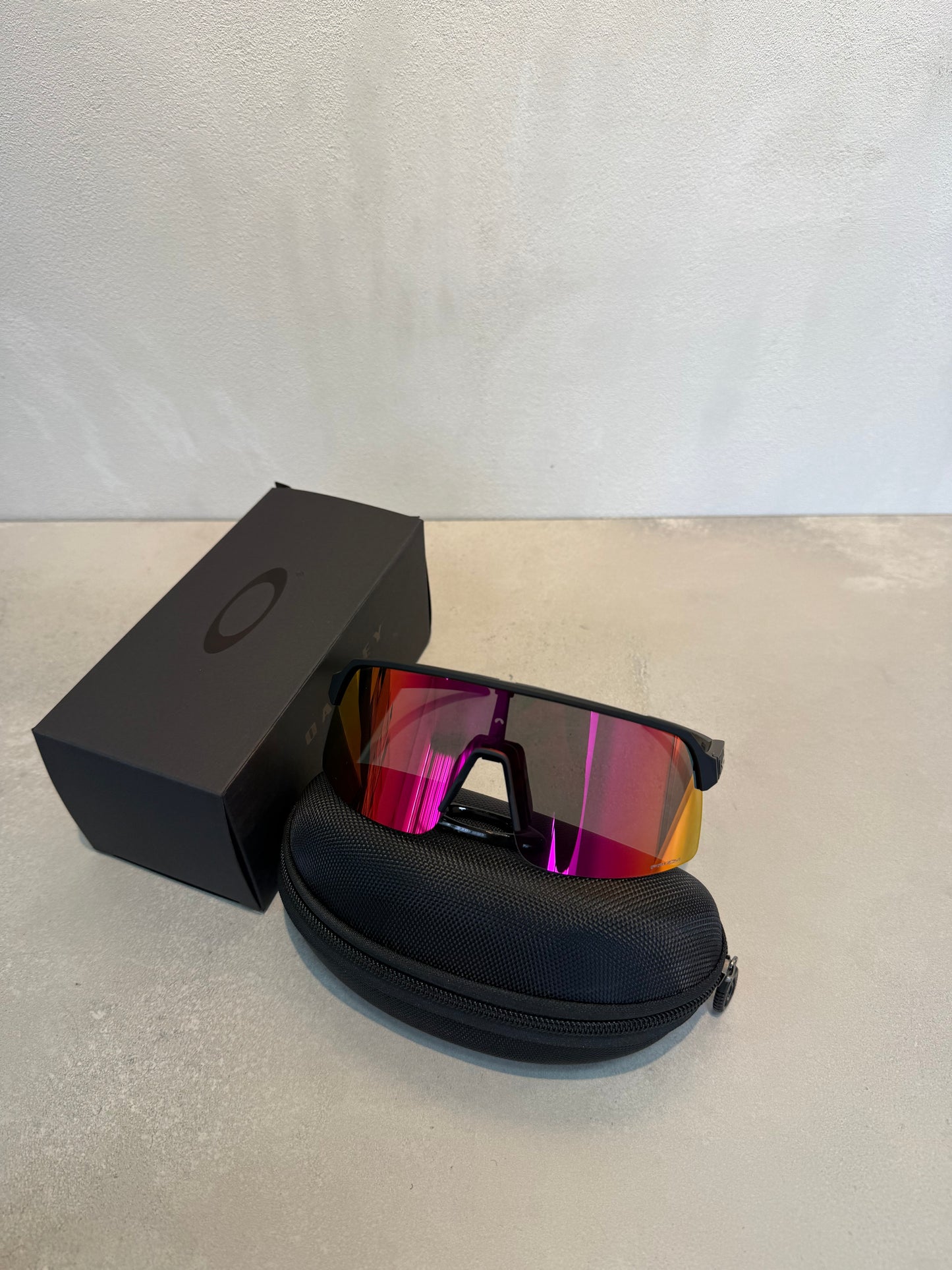Lentes OAK negros cuadrados 7199