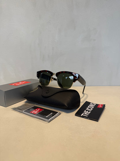 RAYBAN Mega Club Master Tortoise Arista Green -7026