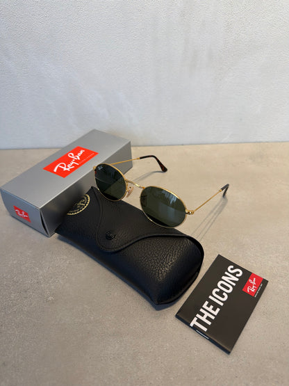 RAYBAN Oval Arista Green -7033