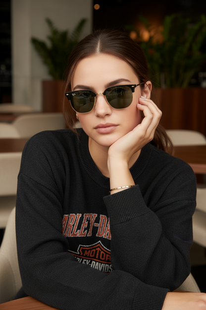 RAYBAN New Club Master Arista Green - 7155