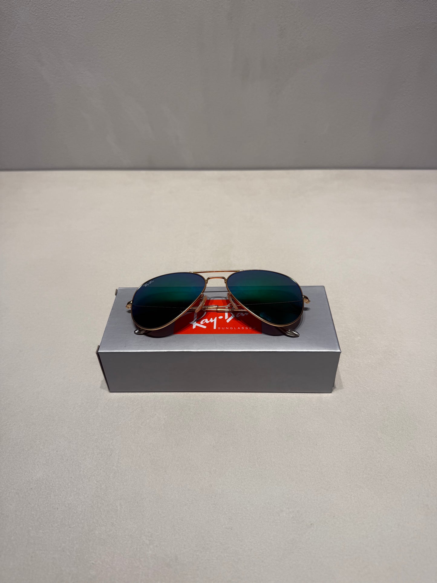 RAYBAN Aviador Mirror Green -7006