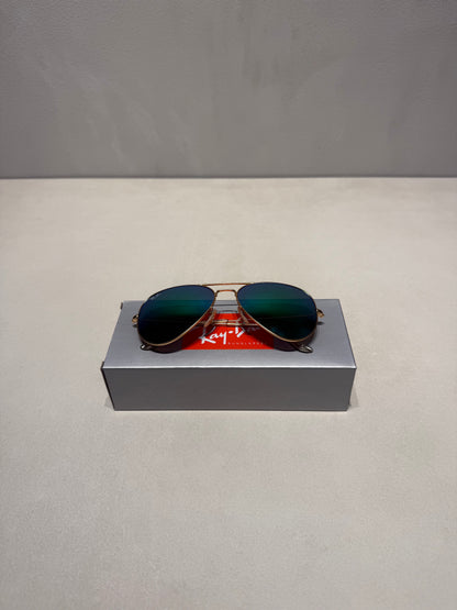 RAYBAN Aviador Mirror Green -7006