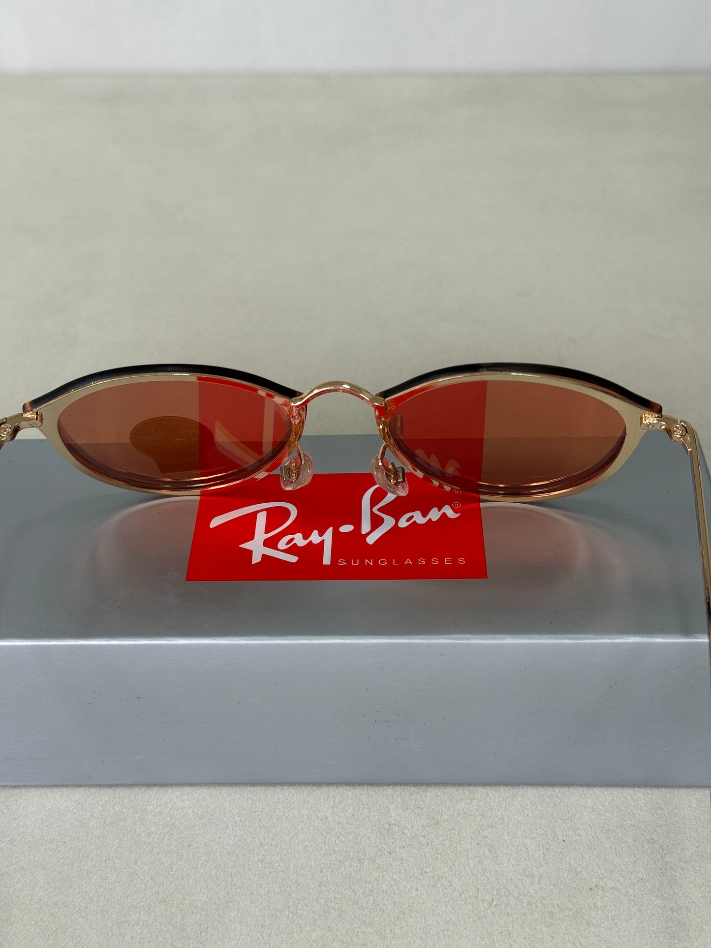 RAYBAN Round Blaze Mirror Pink -7038