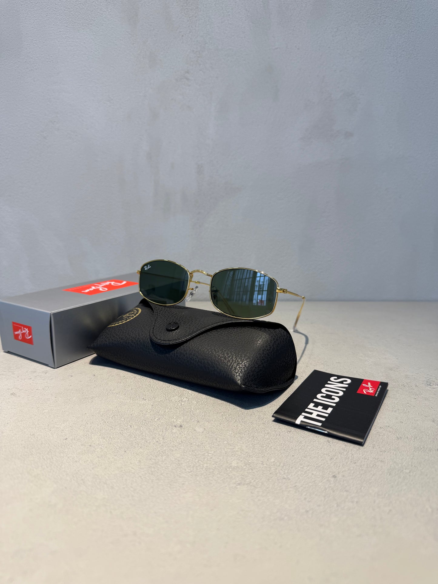 RAYBAN RB3832 GREEN ARISTA GOLD -7034