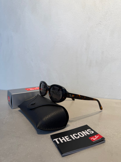 RAYBAN  Dark Grey Polished Havana - 7159