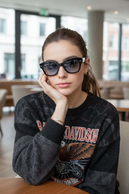 RAYBAN STATE STREET Gradient Blue Polished Black - 7167