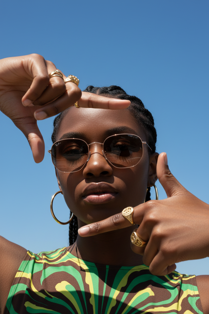 RAYBAN Hexagonal Arista Brown -7017