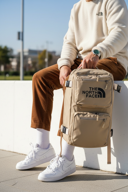 Bolso North Face Khaki Maleta -7170