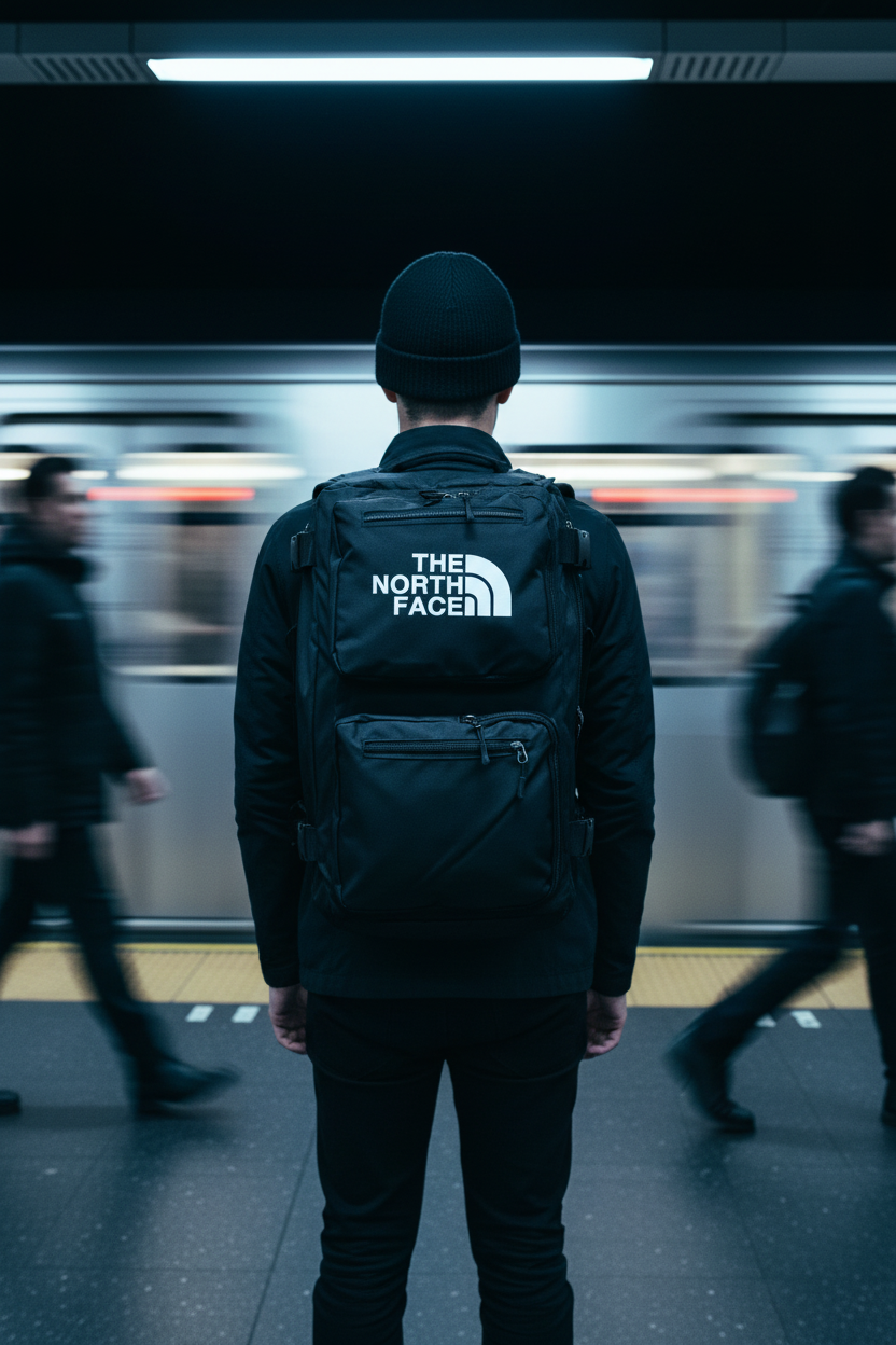 Bolso North Face Negro Maleta - 7121