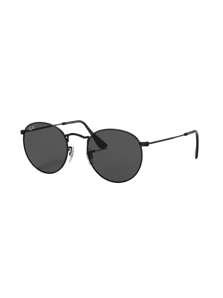 RAYBAN Round Metal Black Grey -7041