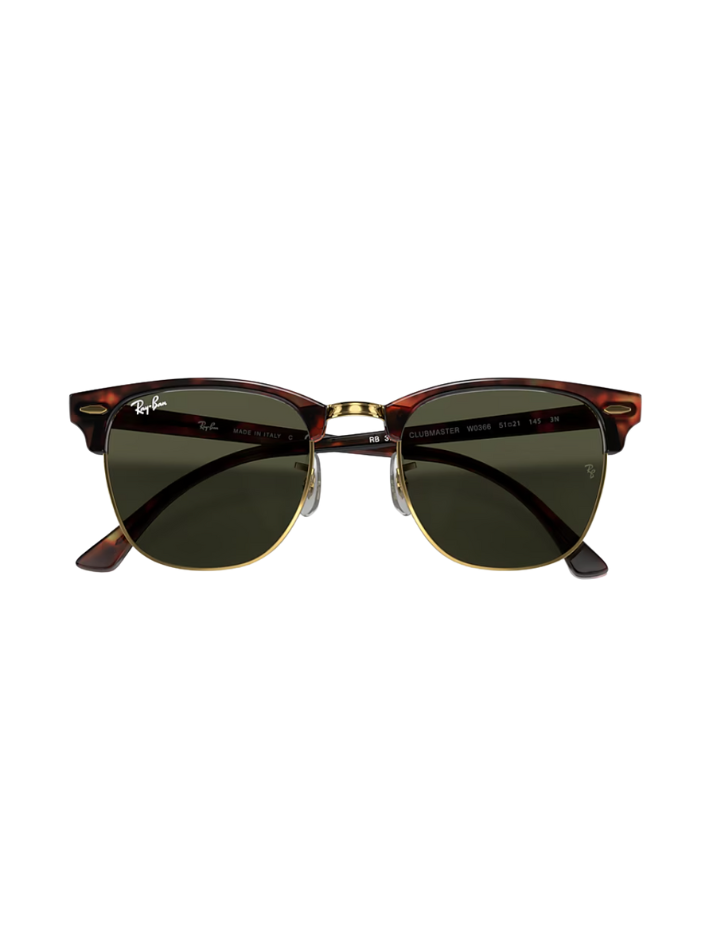 RAYBAN Club Master Tortoise Arista Green -7011